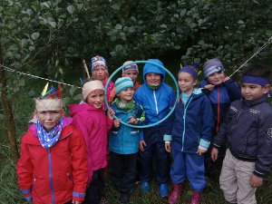 Naturgeburtstag als Indianer bei Natur reality in Lichtenfels, Franken